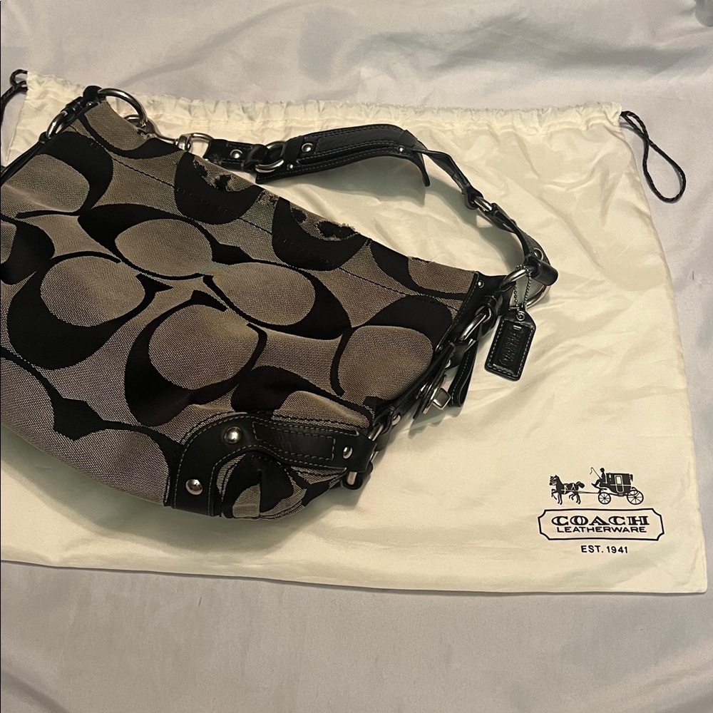 Coach Black Leather Interior Label - Picture 8 of 9